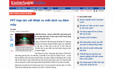 The Saigon Times: FPT hợp tác với Nhật ra mắt dịch vụ đám mây